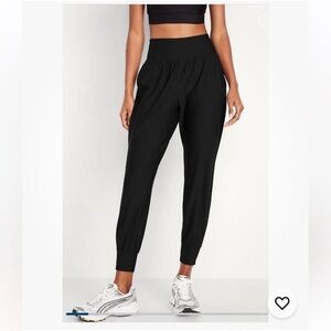 Old Navy Active Powersoft High Rise Jogger Black Size XS Athletic Athleisure